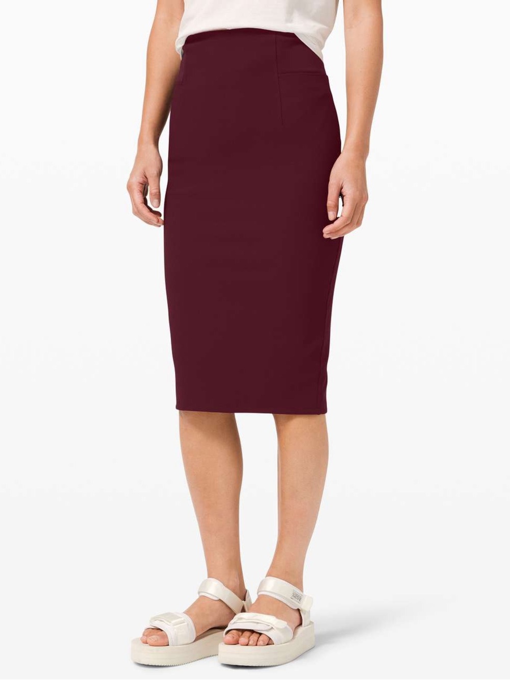 lululemon athletica Deep Burgundy Pencil Skirt